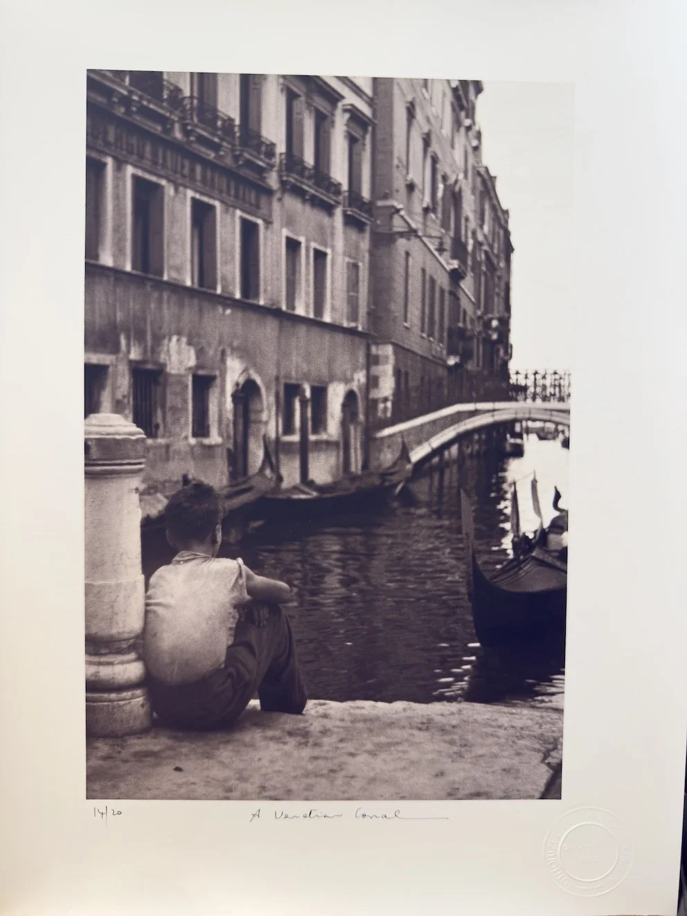 Venetian Canal photograph by George Morris