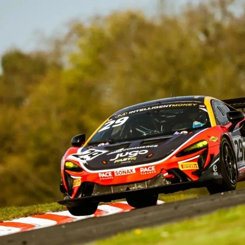 Our boys @jnrjnr @tomwrigleyracing we're flying today in their @british_gt debut with a double pole position!

Proud of you, hard work pays off.

#fastrtogether 

#britishgt #racecar #mclaren