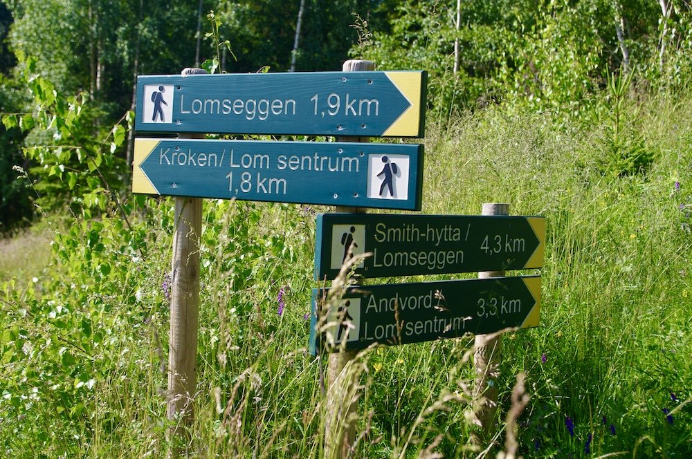 Lomseggen turskilt