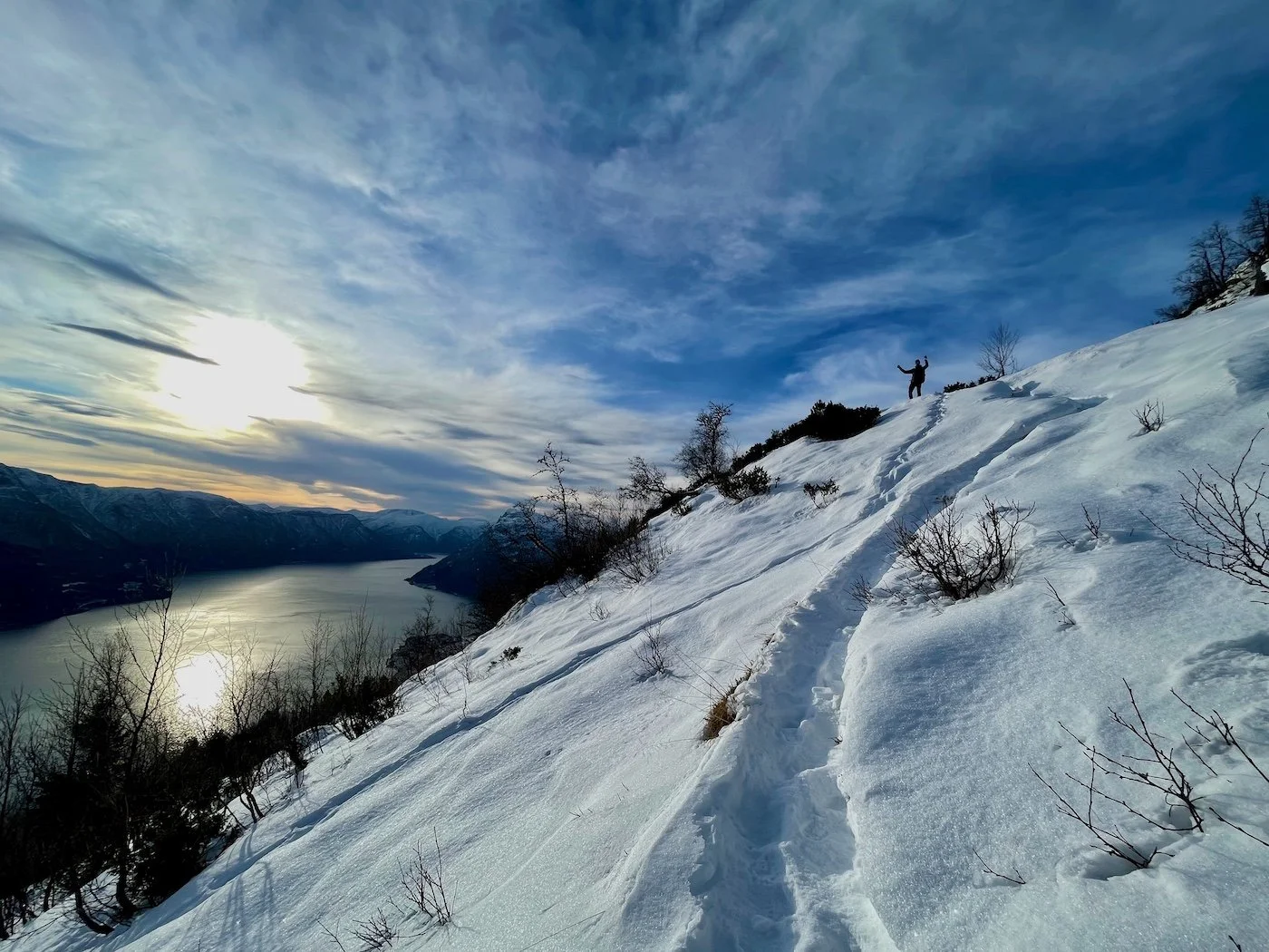 Vintertur til Langen, Hunasete og Blokkedalen 750 moh.