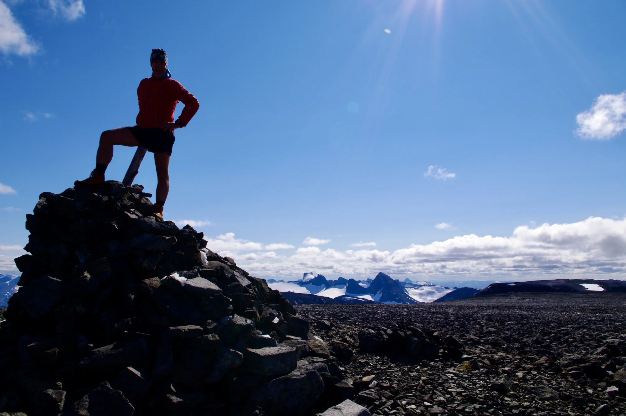 Toppvarden på Loftet 2170 moh.