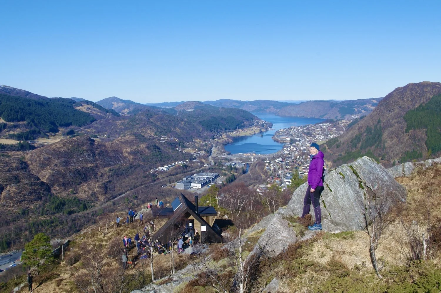 Dagsturhytta i Arna - Ådnabu 350 moh.