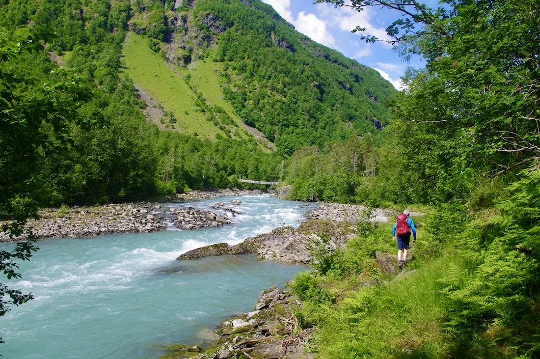 Mørkridsdalen_snart fremme ved Bølifossen