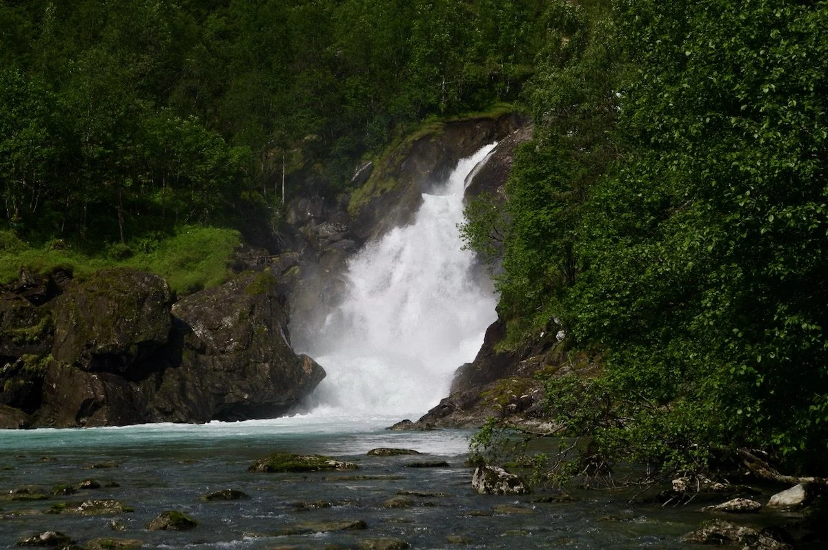Dulsetefossen i Mørkridsdalen