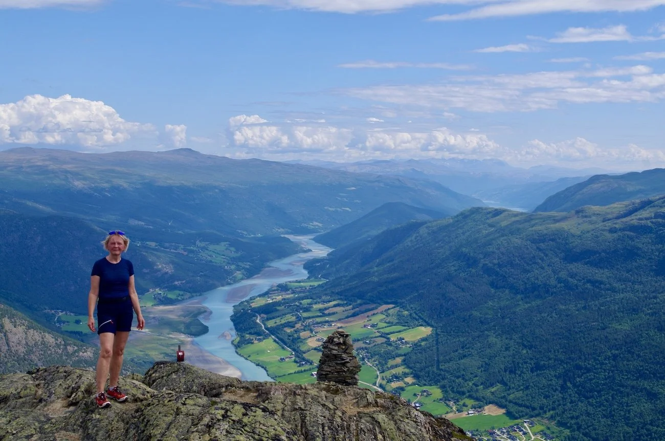 Fjellvenn på toppen av Lomseggen