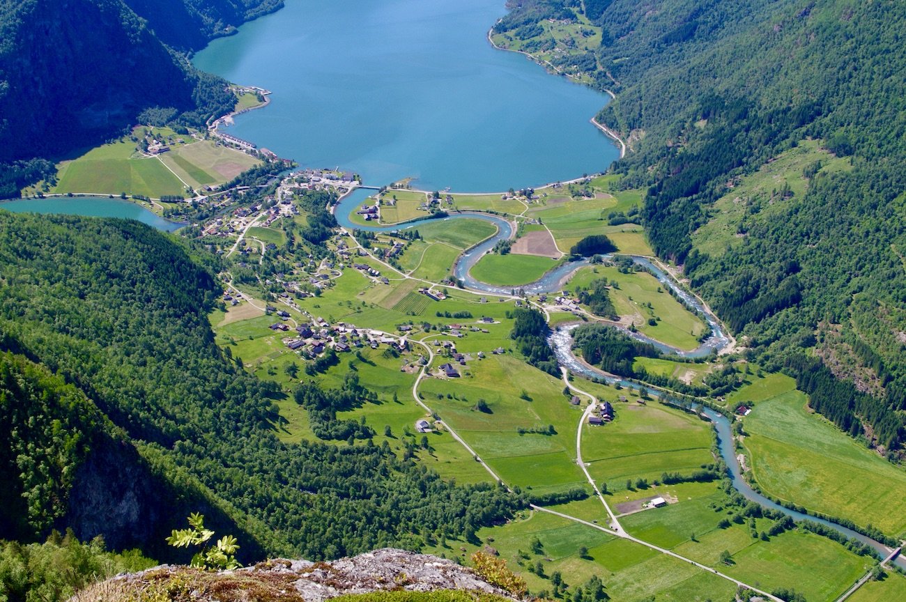 Utsikt fra Skåravatnet