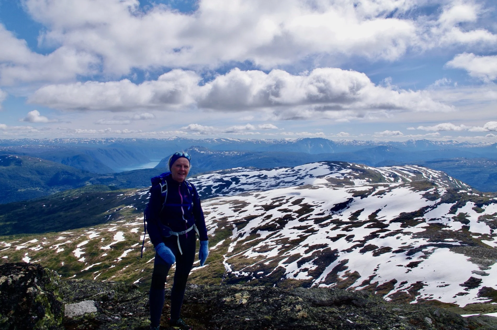 Skogafjellet mot Lustrafjorden