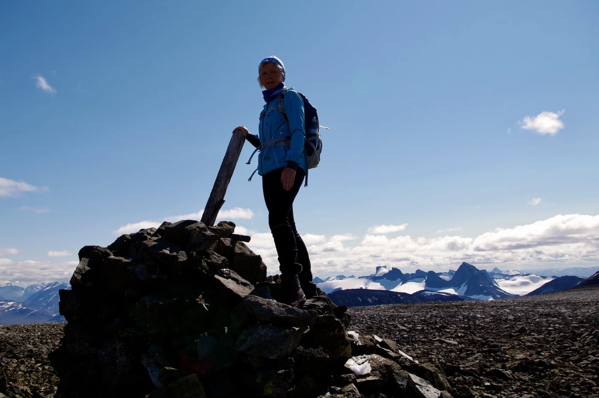 Toppvarden på Loftet 2170 moh.