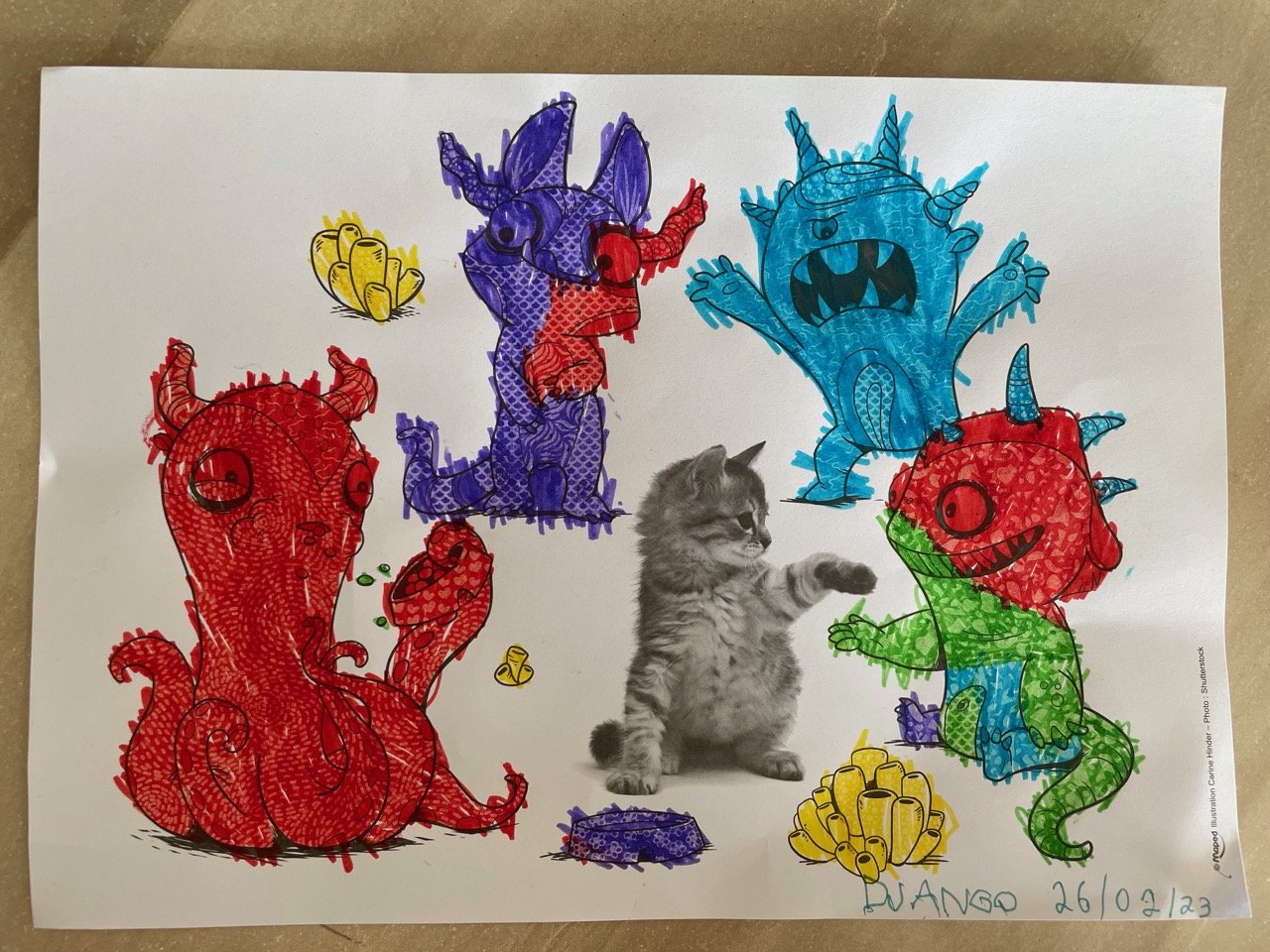 Django Art (crafts + coloring)