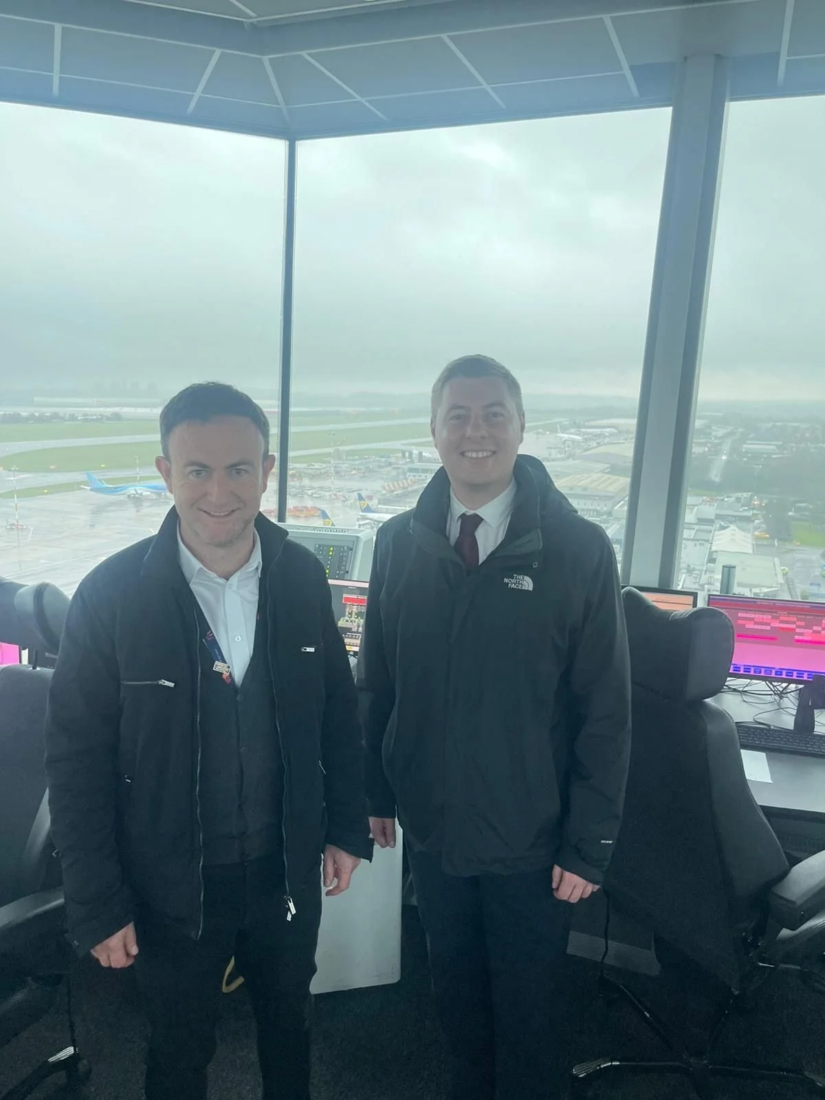 Jacob Collier MP visits East Midlands Airport 