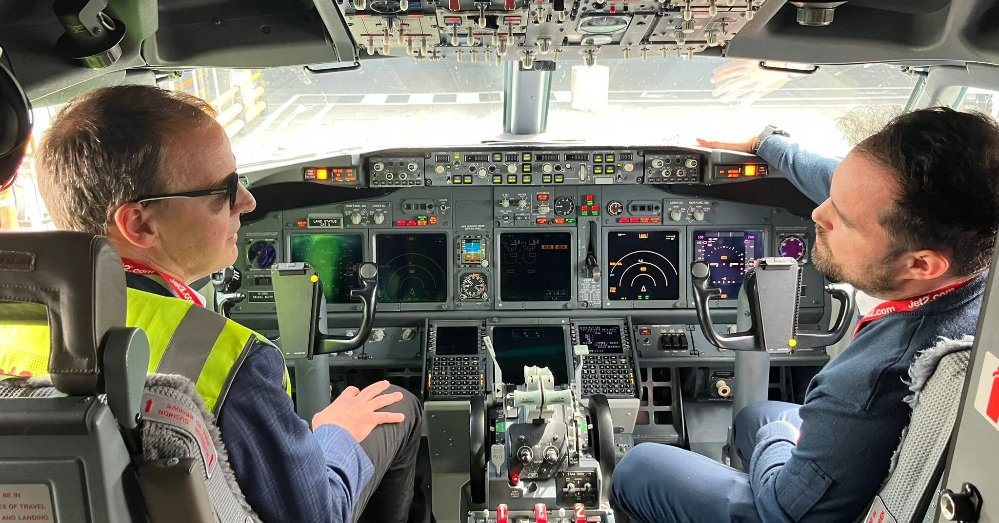 Scott Arthur MP visits Edinburgh Airport 