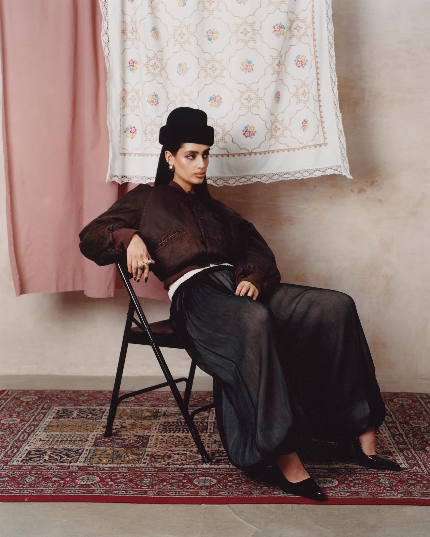 🍉 @zeyne shot by @vickygrout for @schonmagazine 

Fashion: @ysmnsabri 
Hair: @tarikbennafla 
Make up: @joyadenuga 
Movement direction: @elettra.giunta 
Set design: @elenahorn 
Casting: @shamathegreat 
Photography assistant: @alexgallowaay 
Styling a