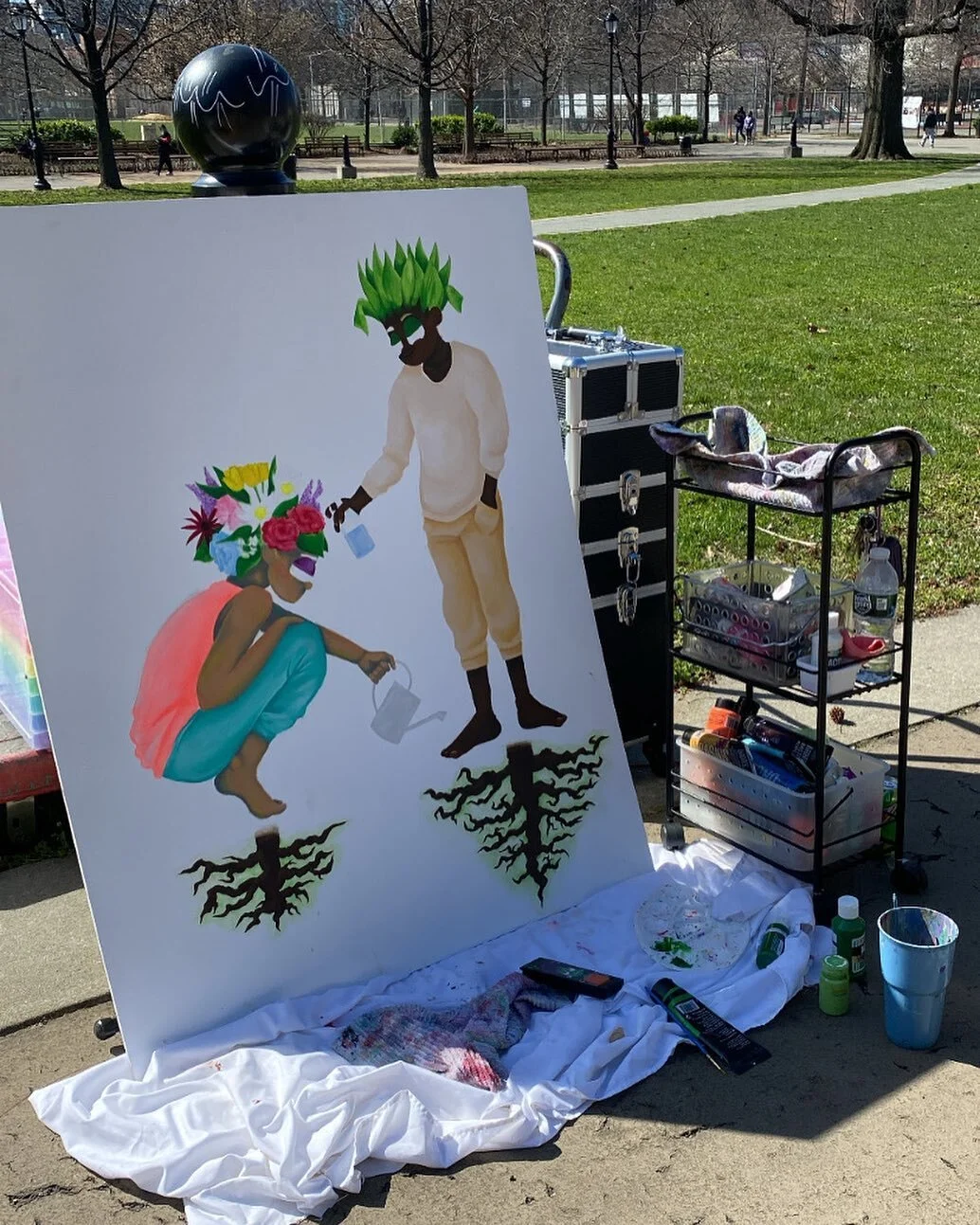 Excited for what the warm weather has in store this year ☀️ Watch this piece come to life with your very own eyes live on Twitch