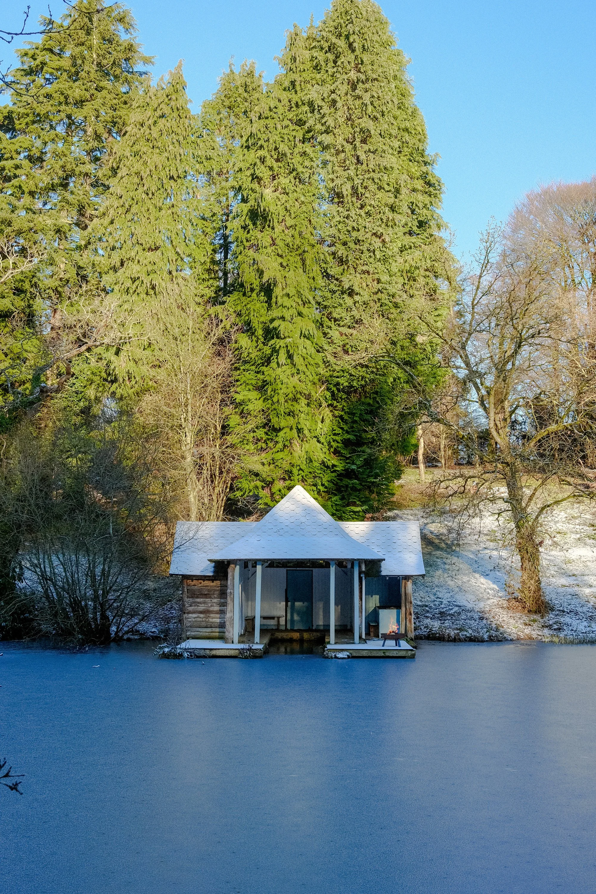 Hawarden Estate in the snow