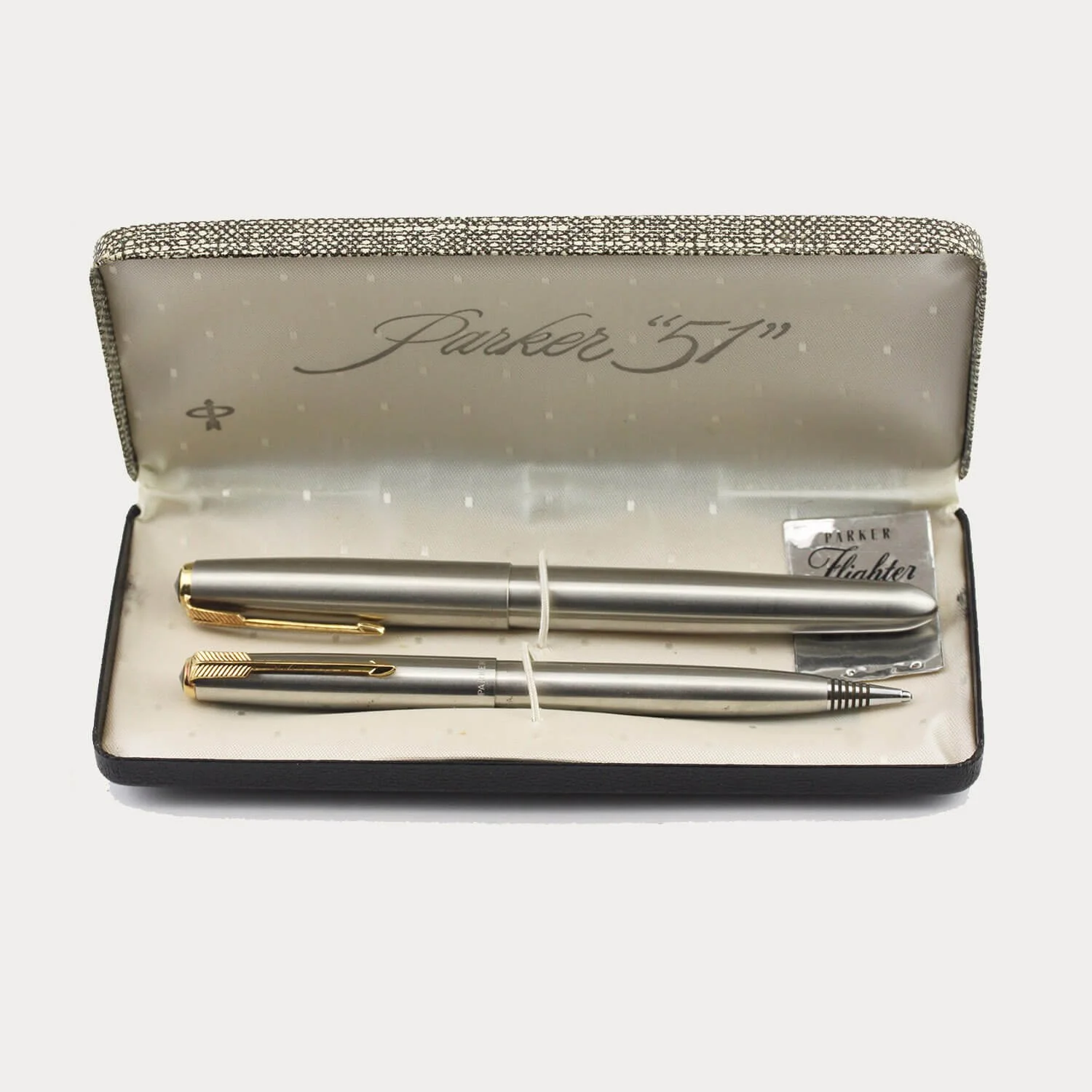 1950s Parker 51 Flighter Aerometric Filler Pen and matching Pencil_th.jpg