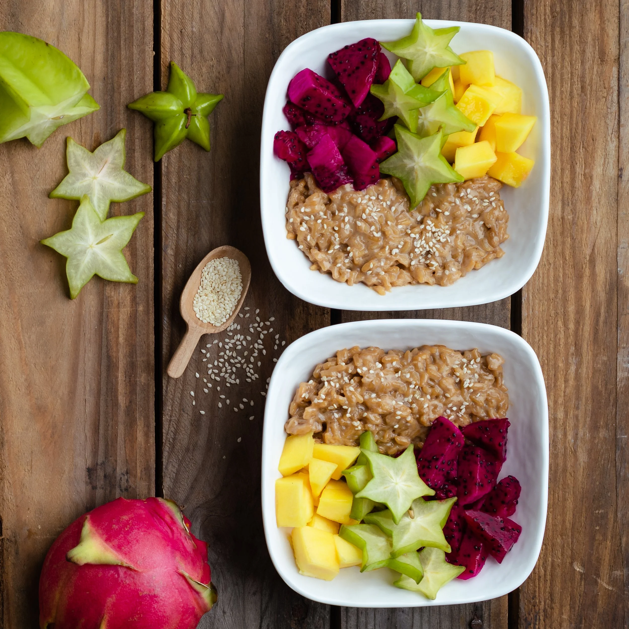 Fruits exotiques et riz