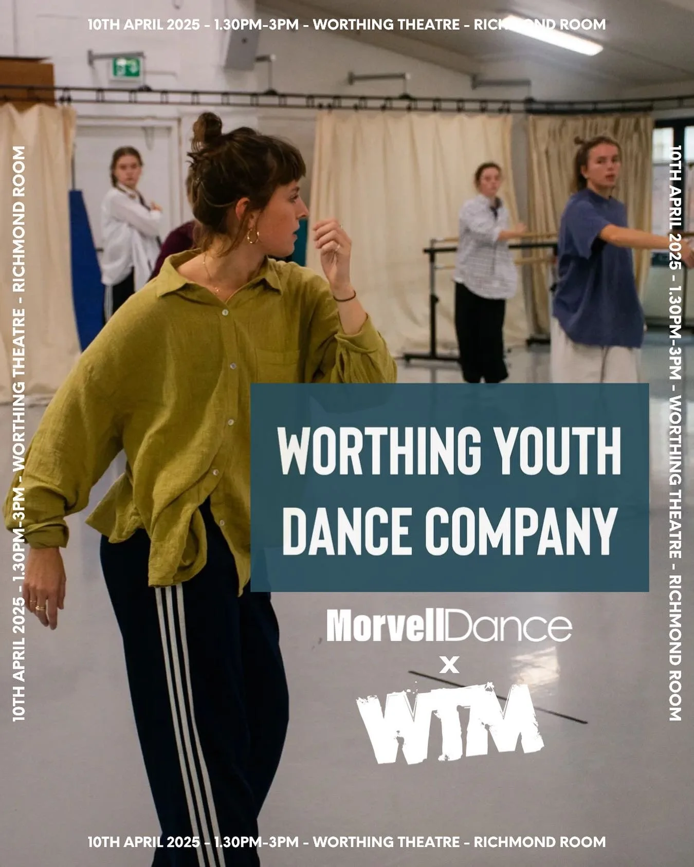 Make sure to sign up for the WORTHING YOUTH DANCE COMPANY - PILOT - in partnership with @wtmworthing ✨

This workshop is a taster session for young dancers wanting to expand their contemporary technique and experience being part of a company! Suitabl