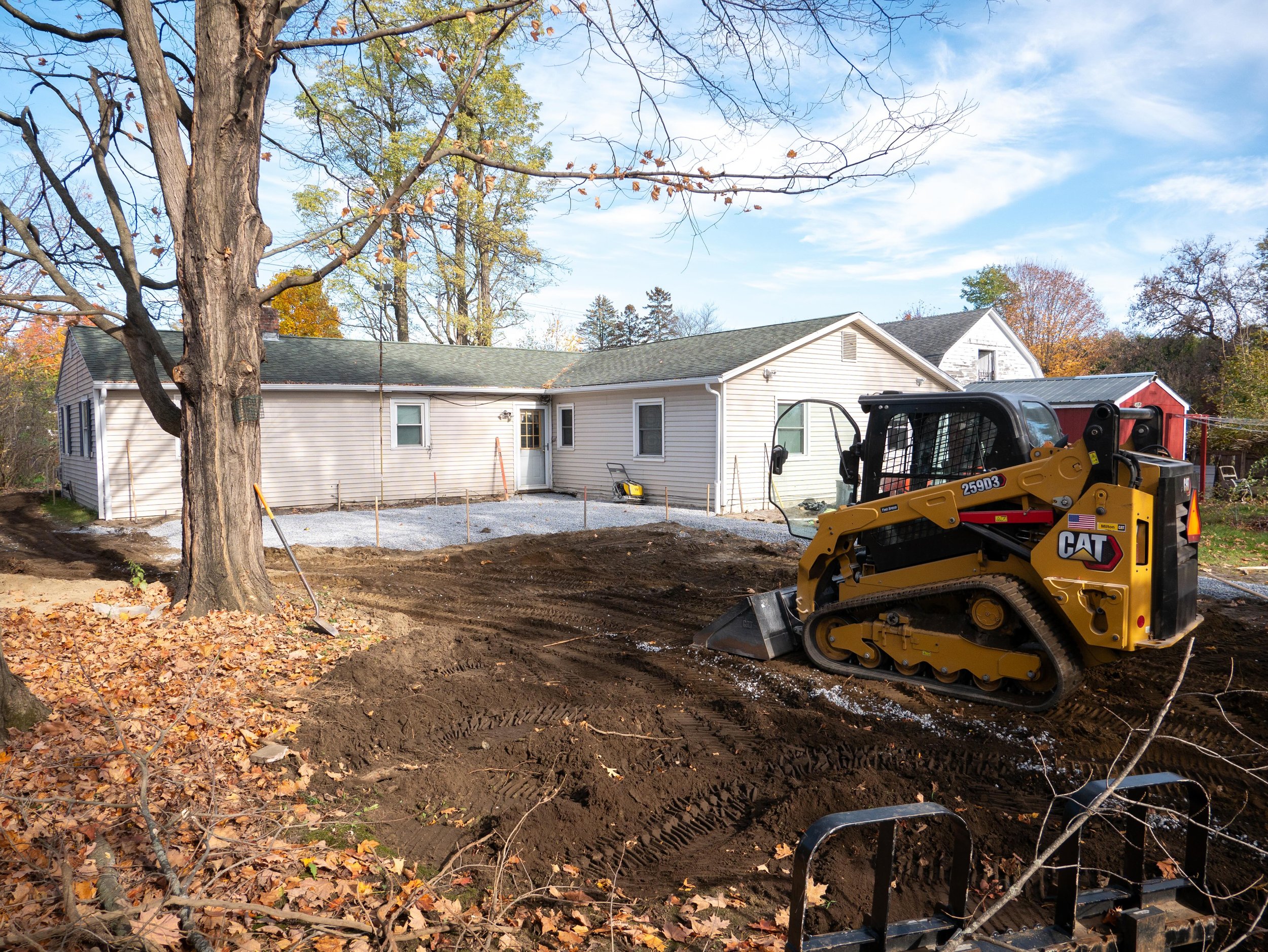 pinnacle properties redoing a yard space in vermont