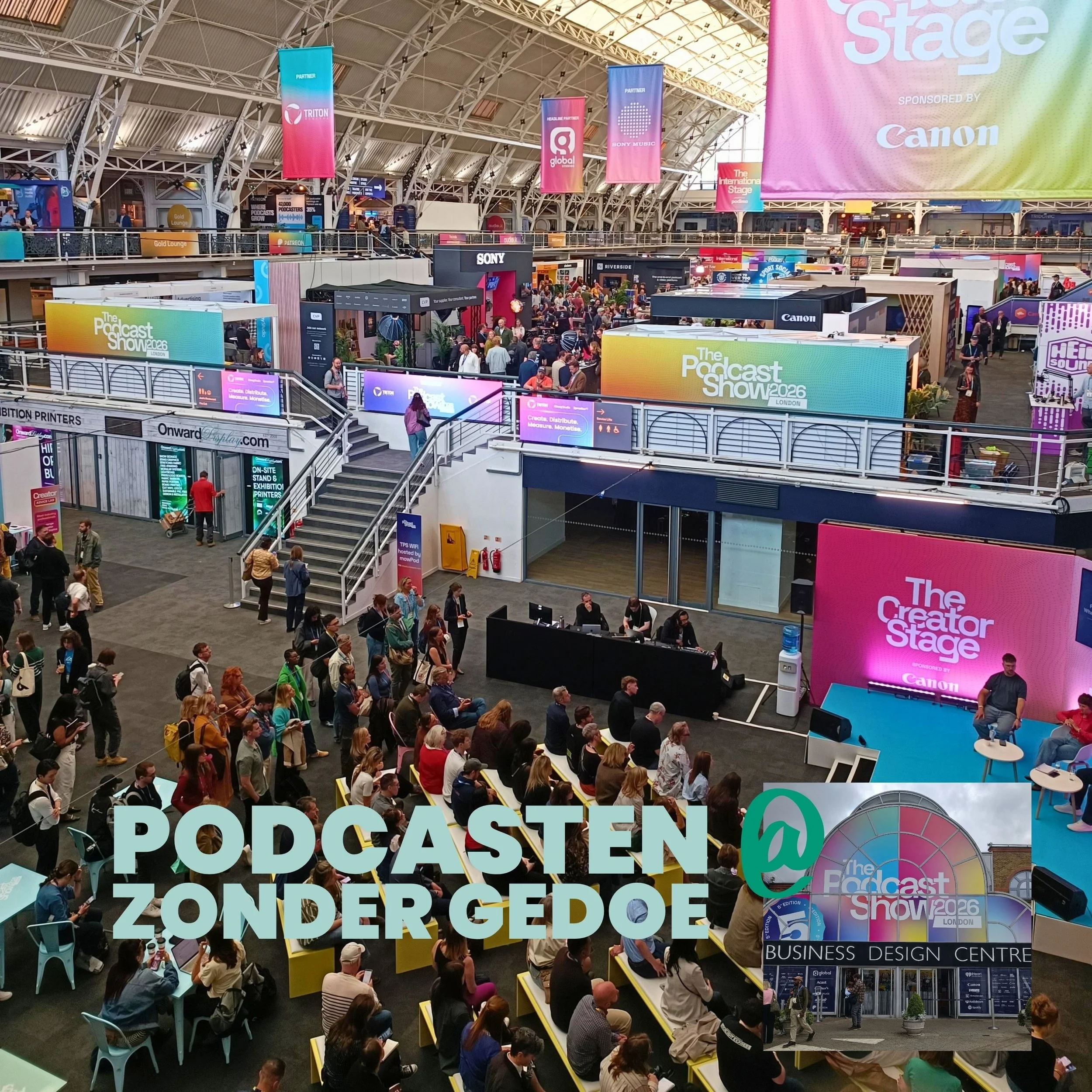 The Podcast Show London 2026: Trends, AI slop en de toekomst van audio