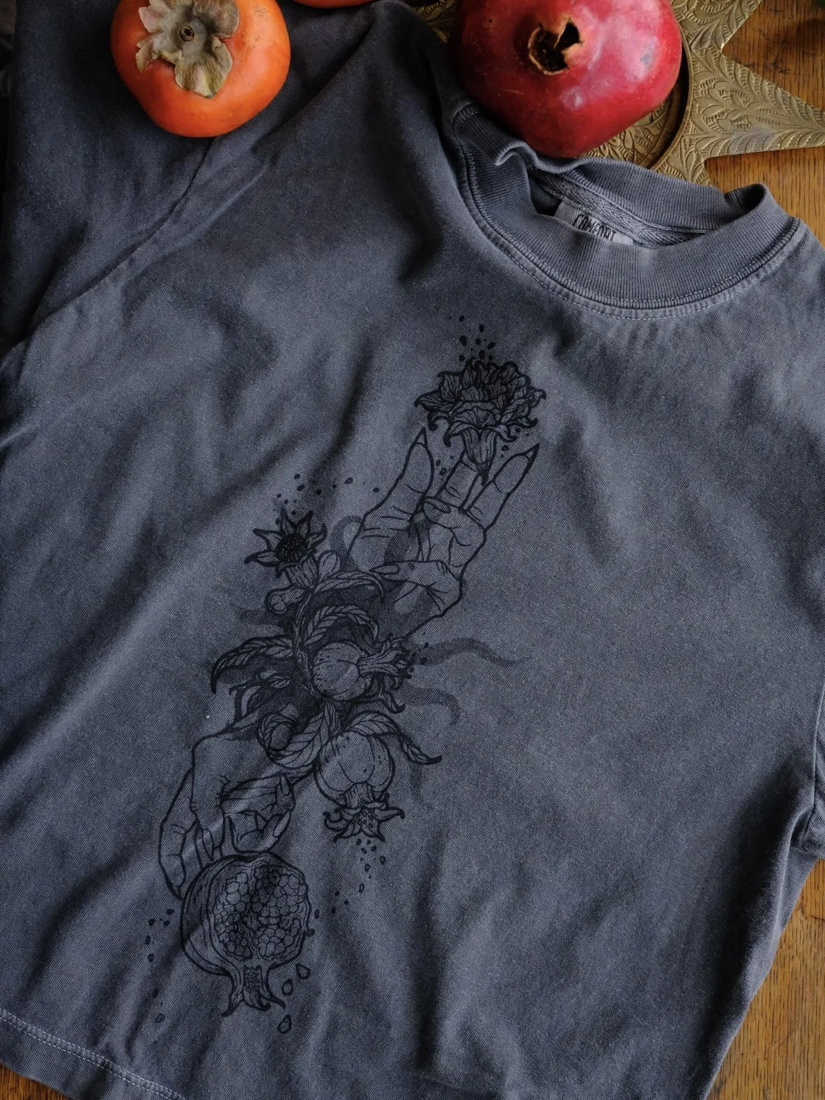 Pomegranate Practitioner Boxy Crop Top