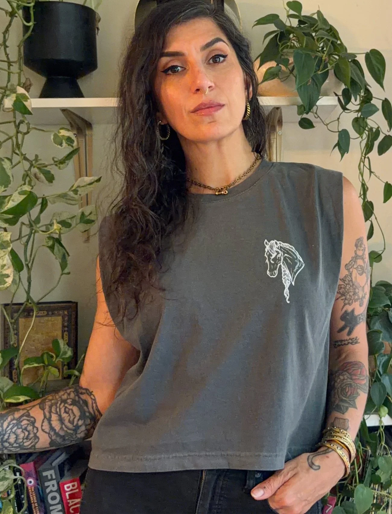 Sad Queer Horsegirls Muscle Tee