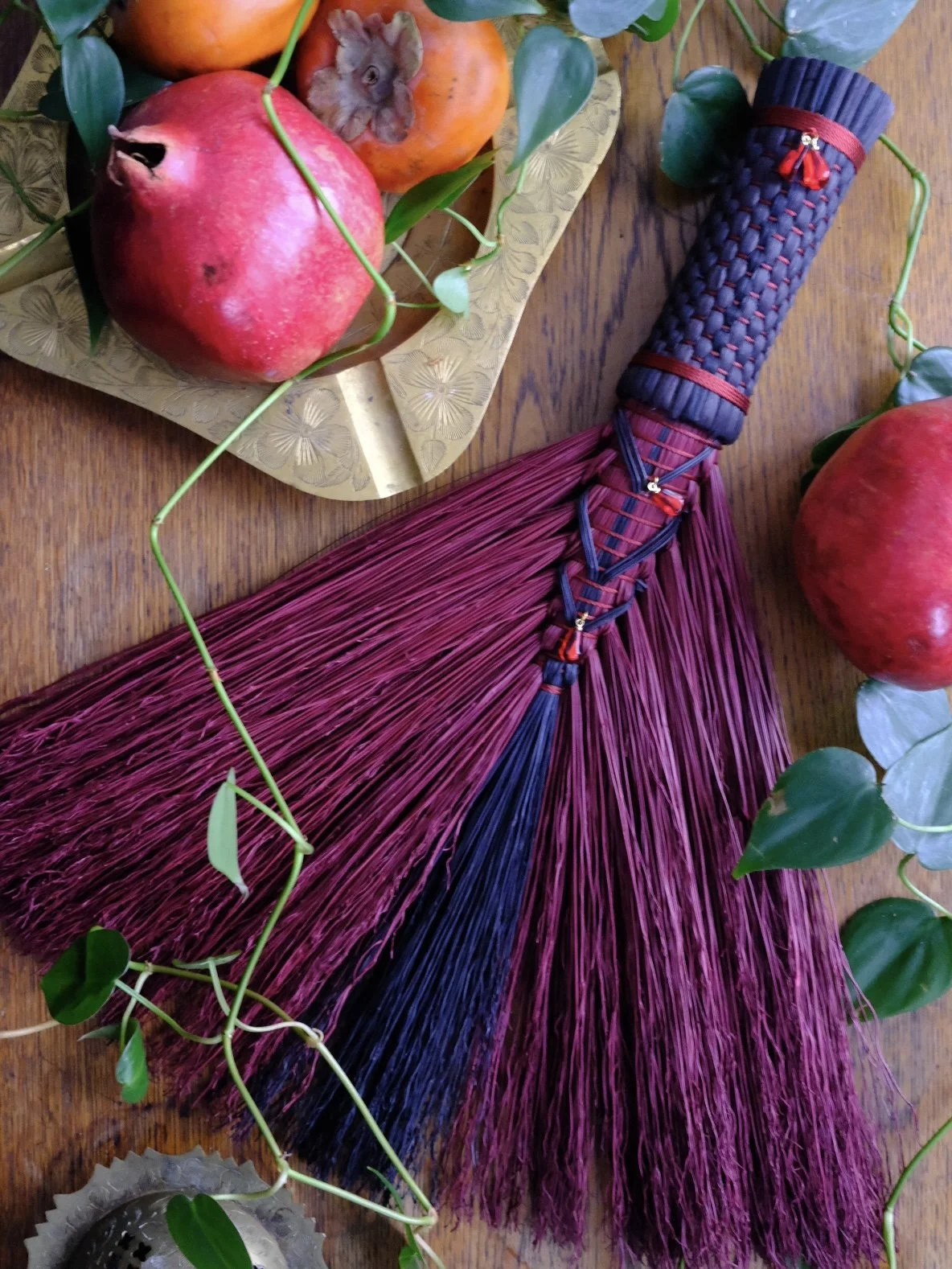 Red & Black Pomegranate Practitioner I Broom