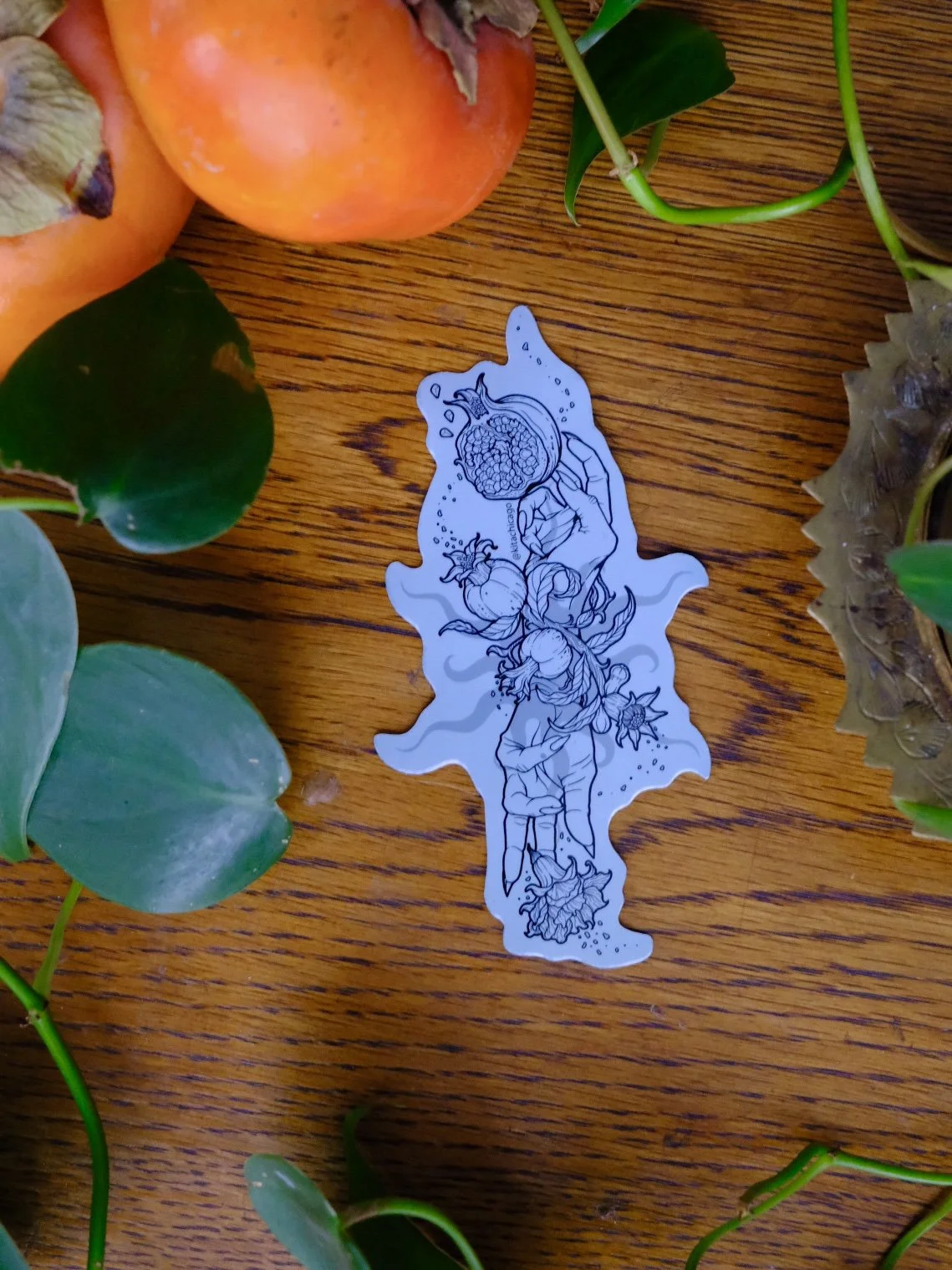 Pomegranate Practitioner Sticker