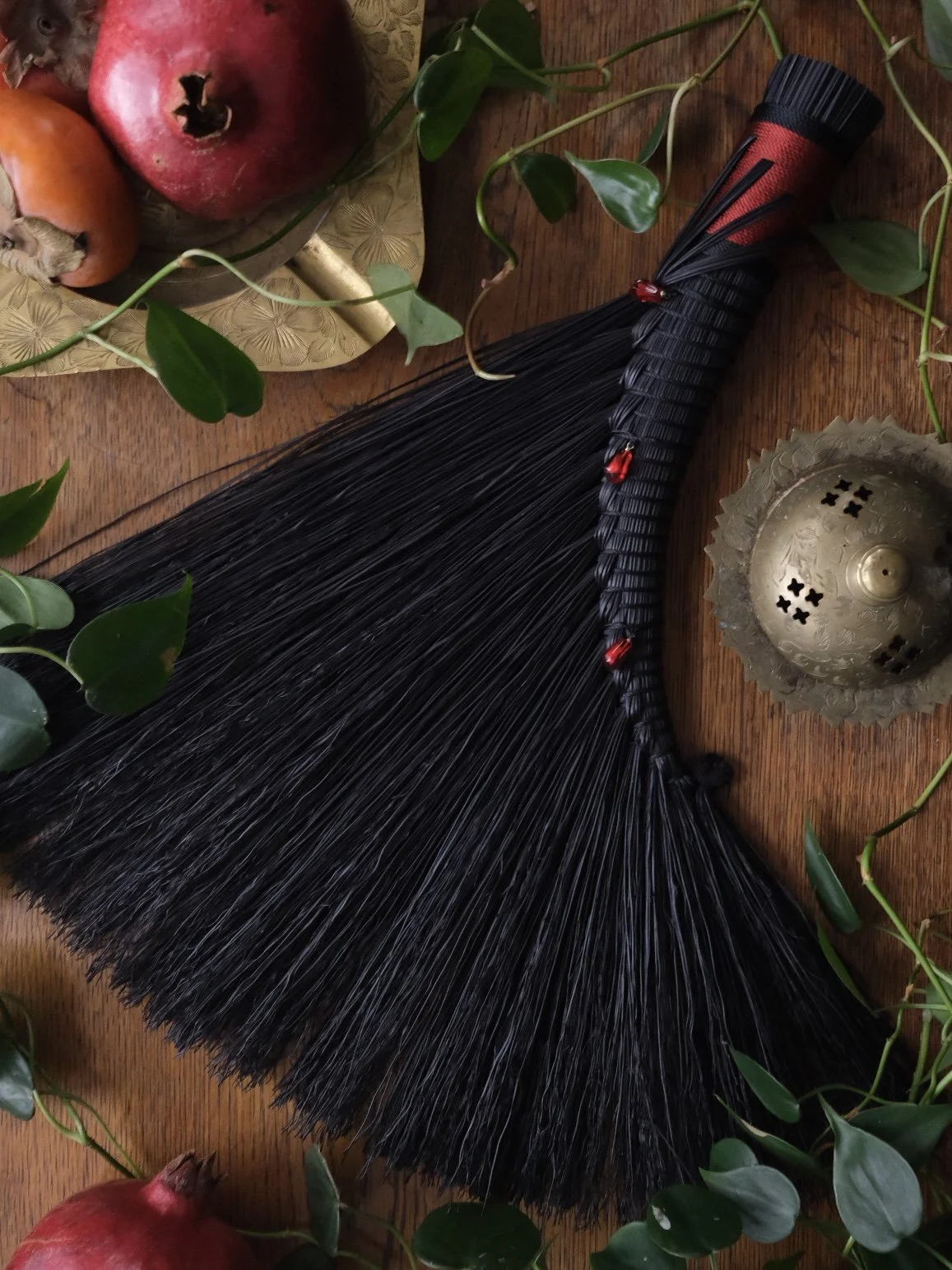 Black & Red Pomegranate Practitioner III Broom