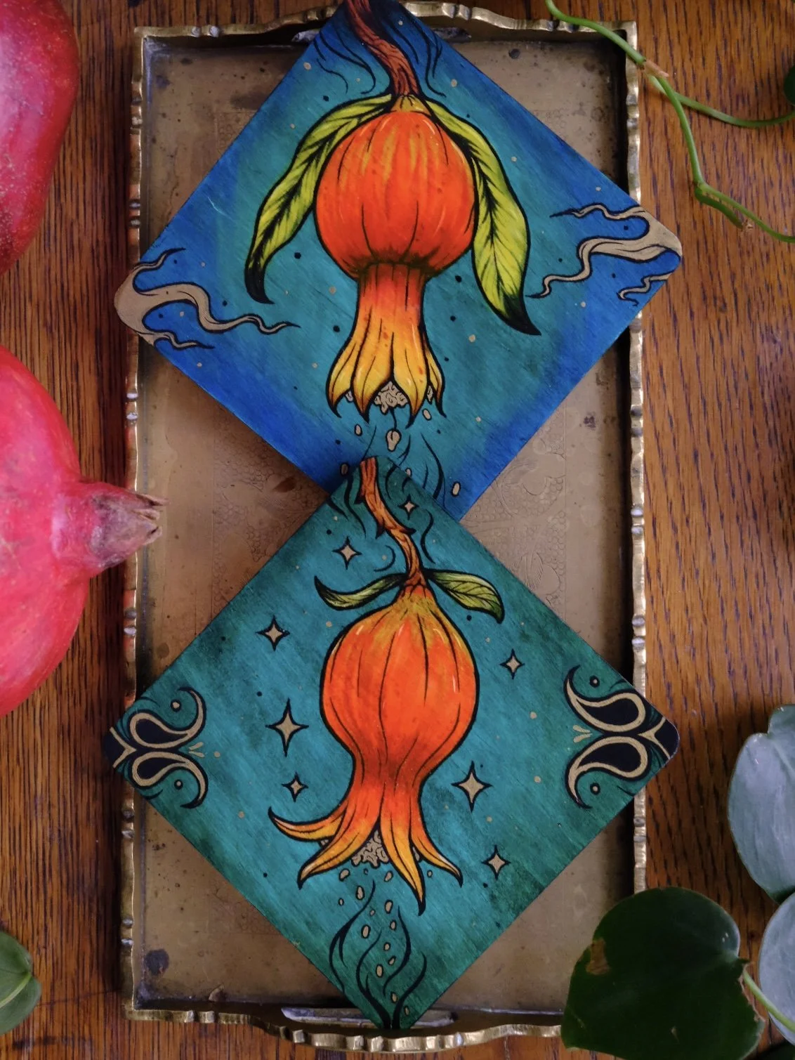 Young Pomegranate Paintings (individual)