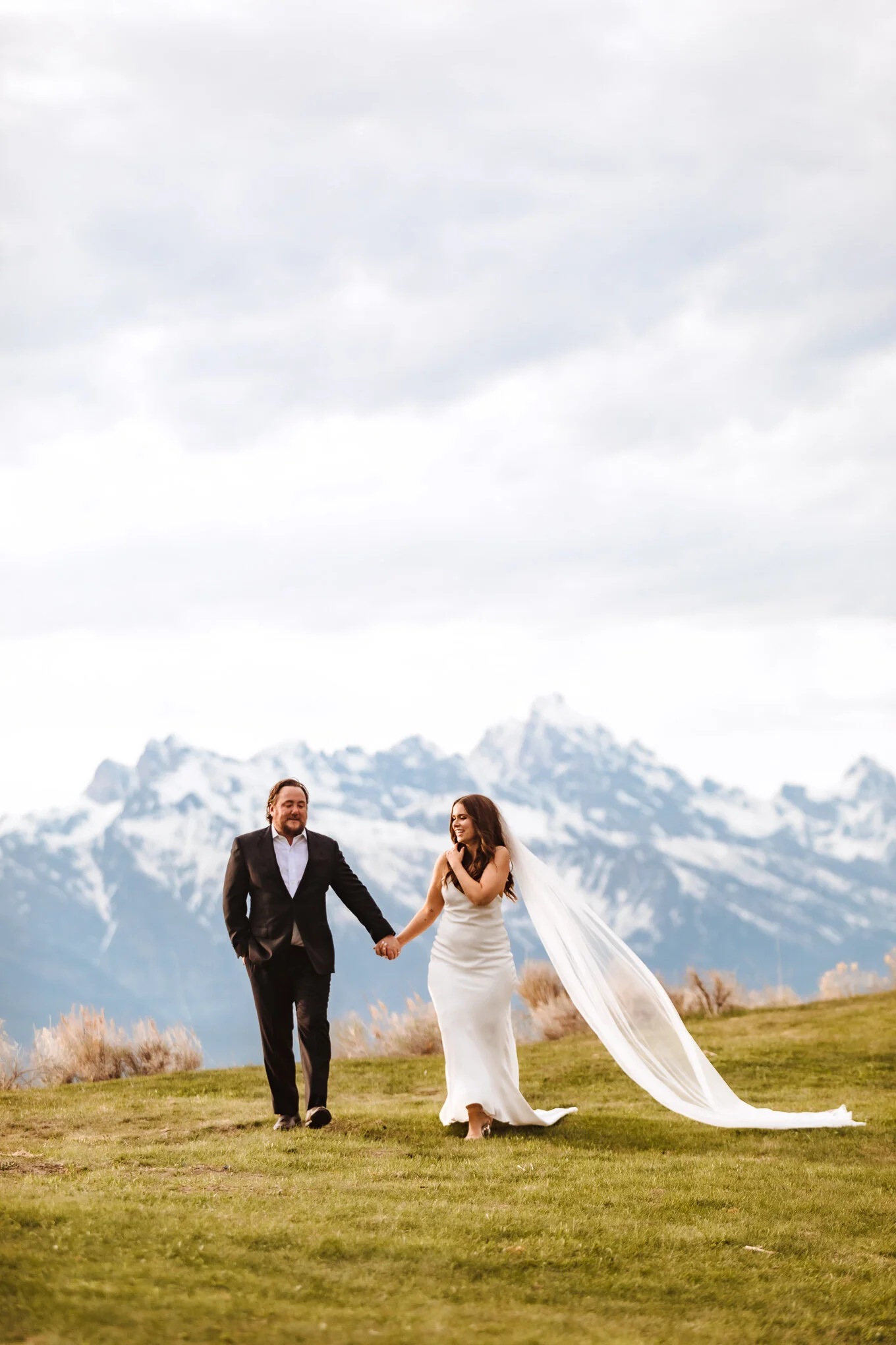 Dreamy Jackson Hole Bridal Session at Amangani