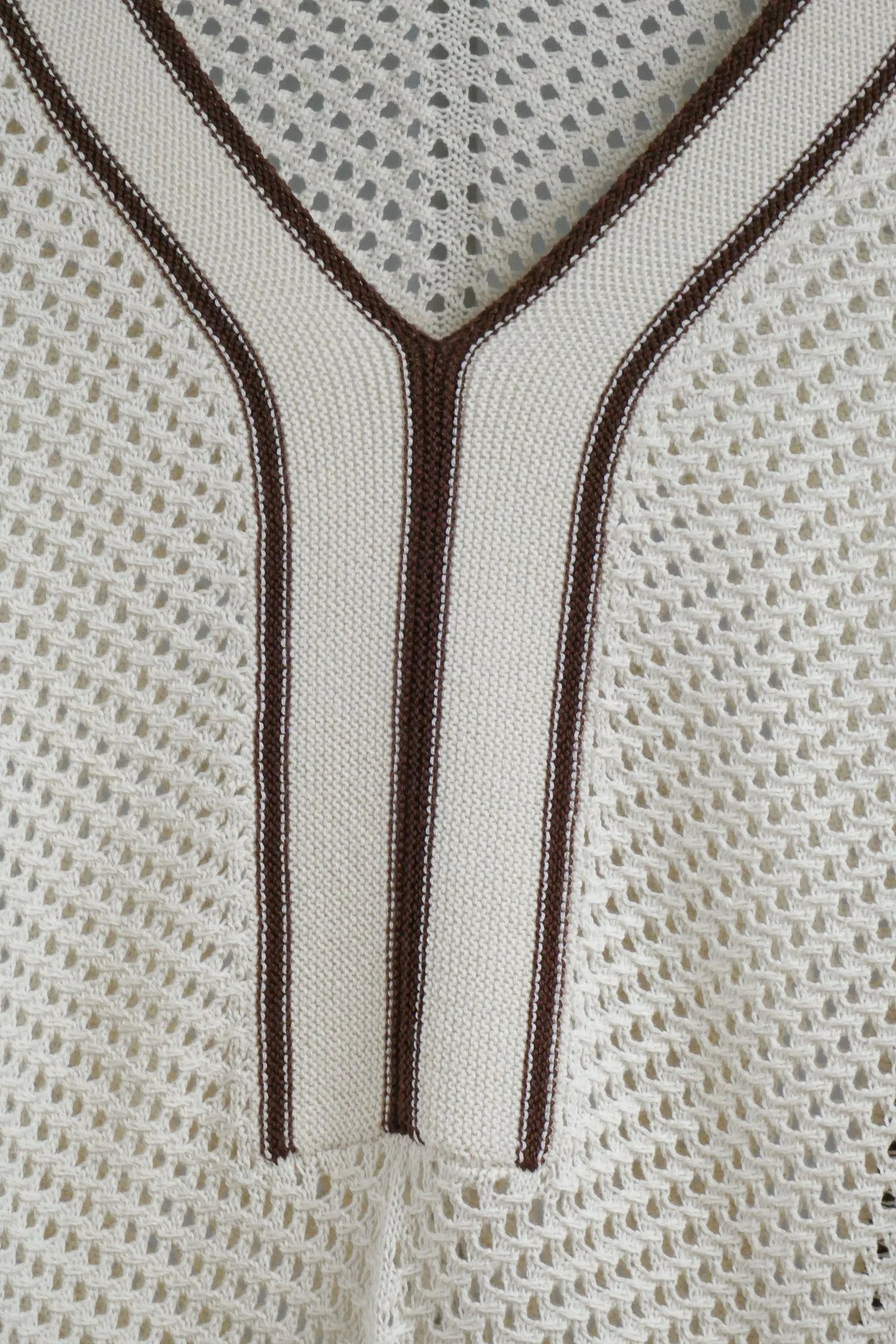 Pull long col V bicolore avec pochette CAROLINE BISS odonata8.jpg