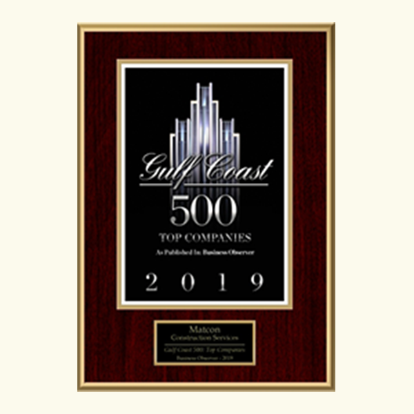 Business Observer Gulf Coast 500 Top Companies 2019