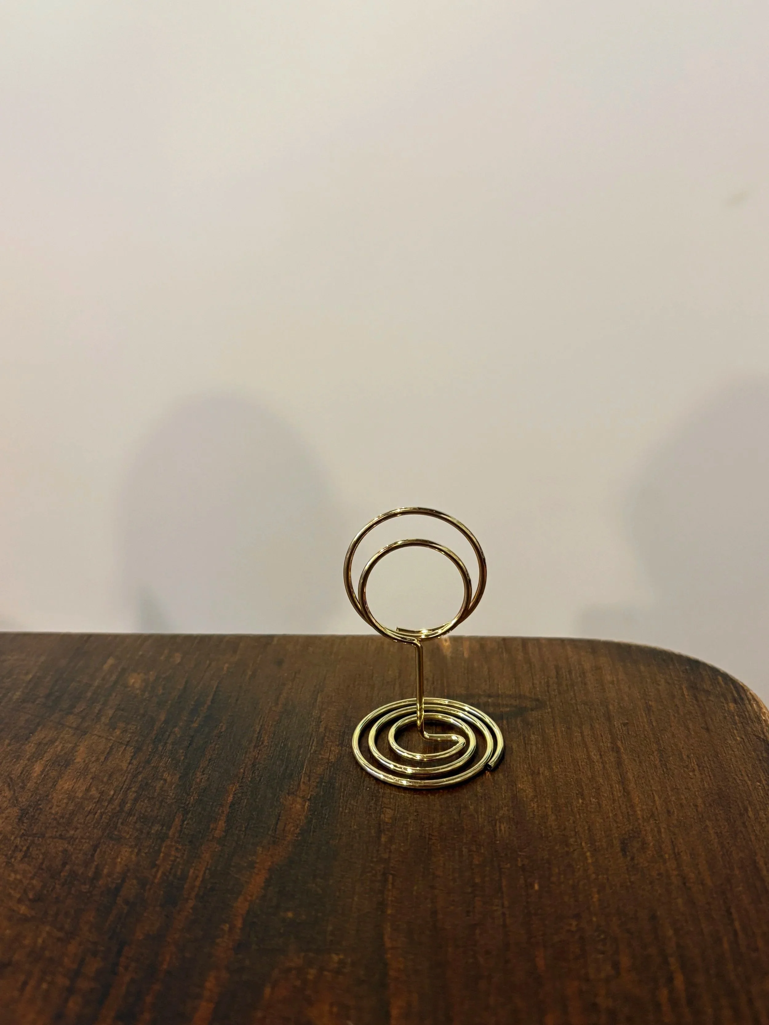 Mini Gold Table Number Holders | Qty: 28