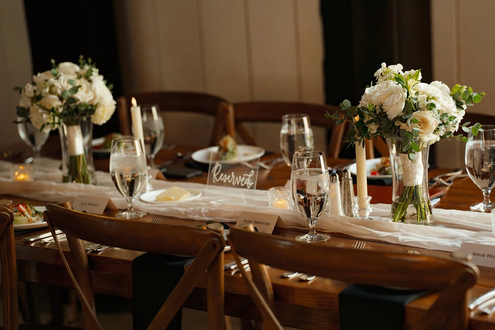 Courtyard wedding venue