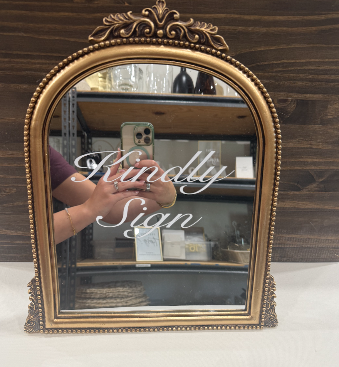 Kindly Sign Mirror