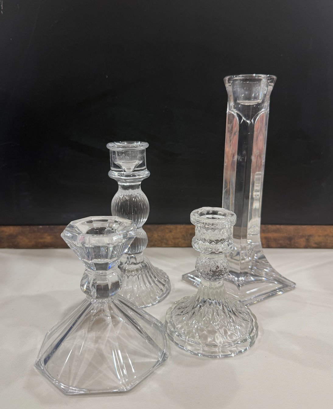 Various Crystal Candlesticks | Qty: 54