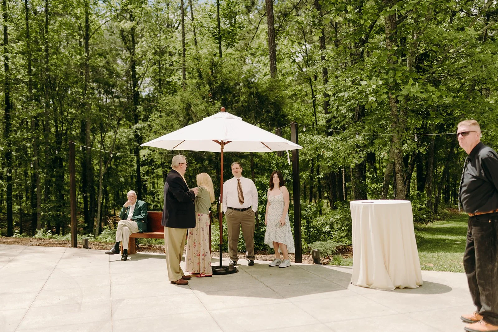 Courtyard wedding venue