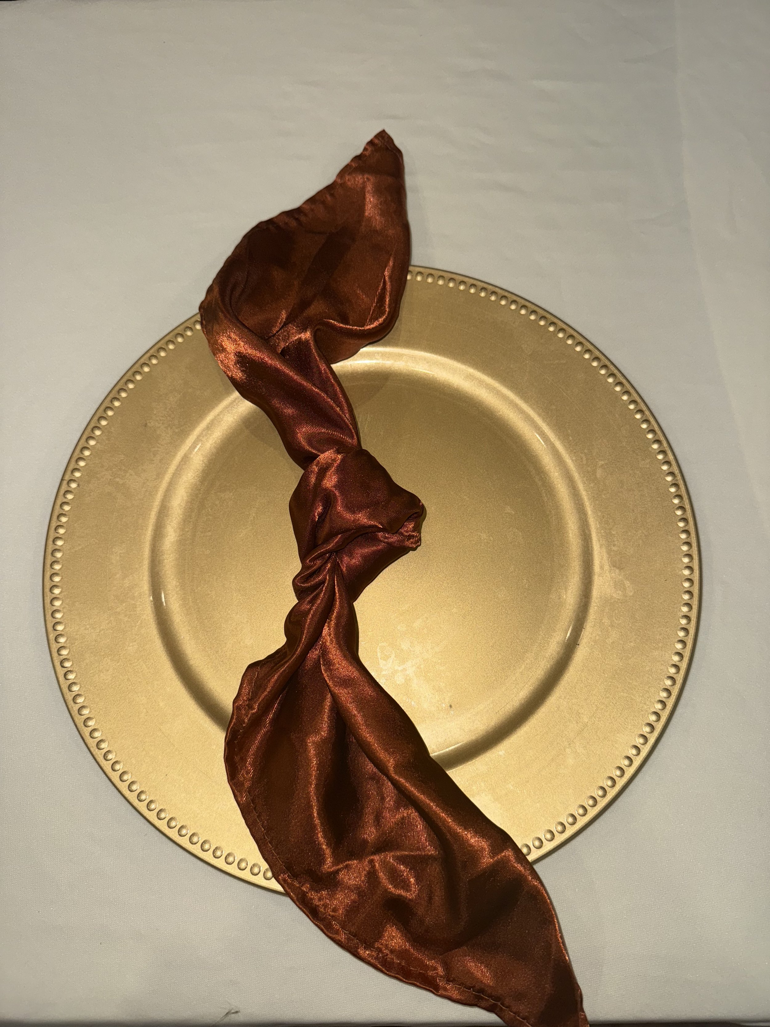 Burnt Orange Napkin | Qty: 74 | $1.25 each