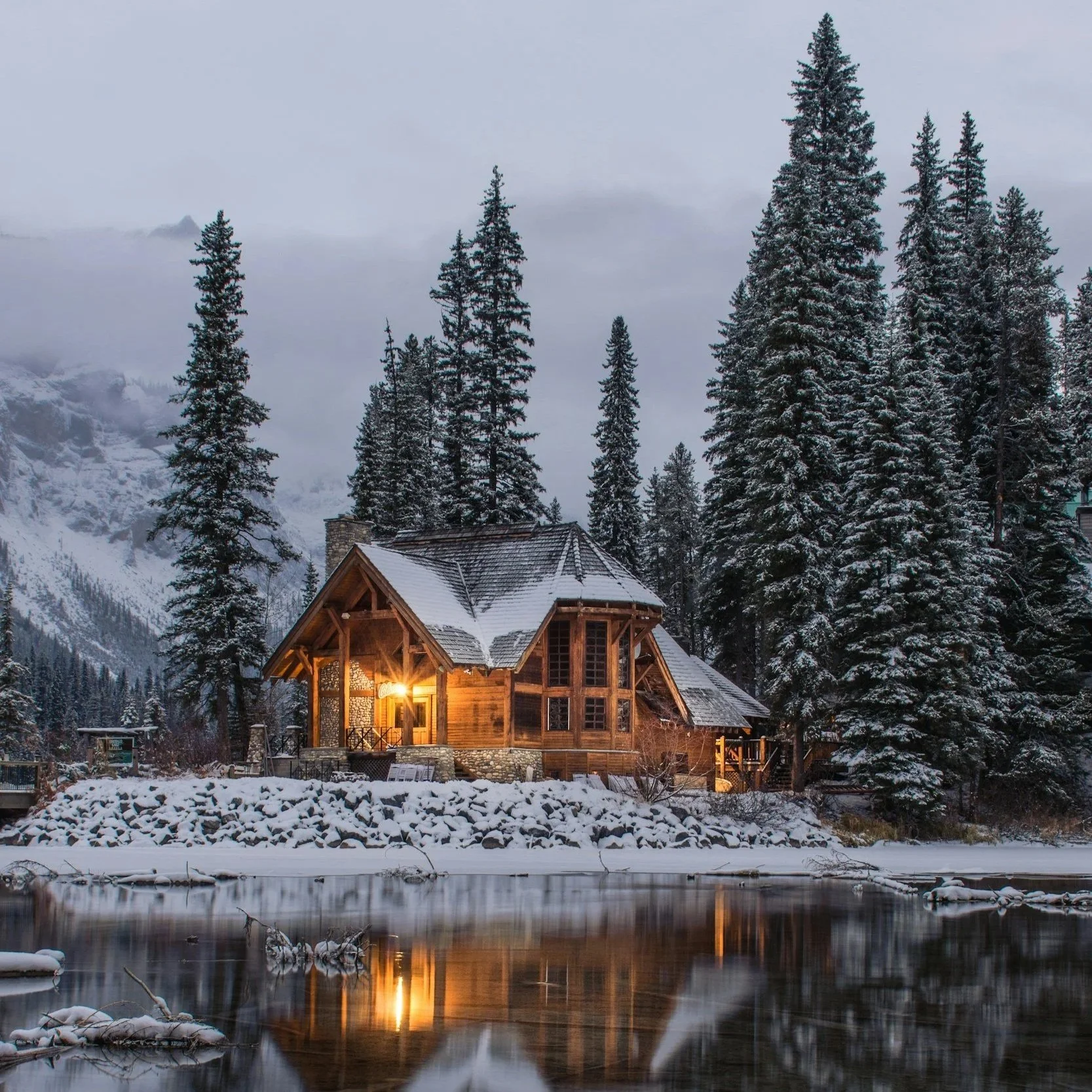 cabin wedding venue
