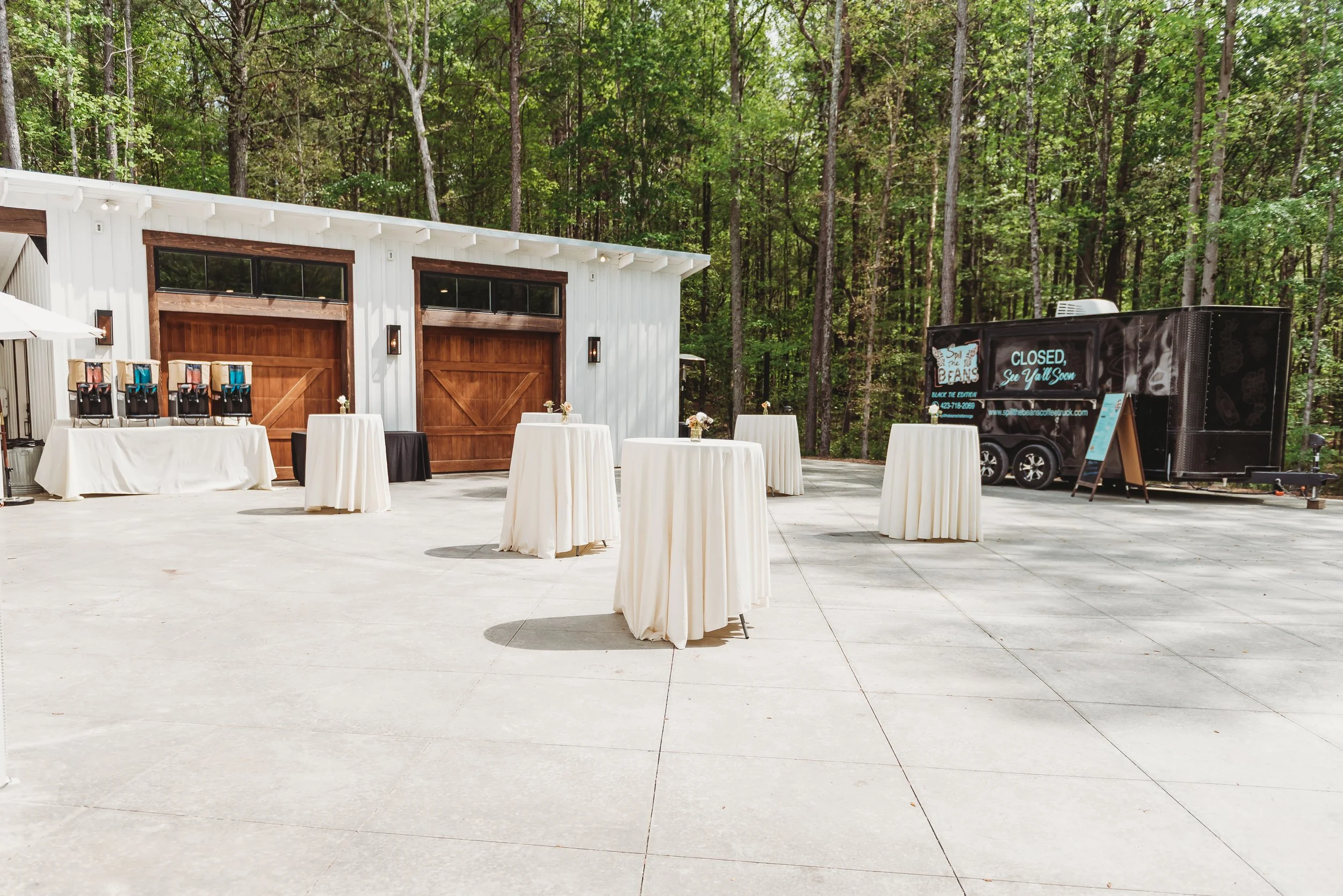 Outdoor wedding venue