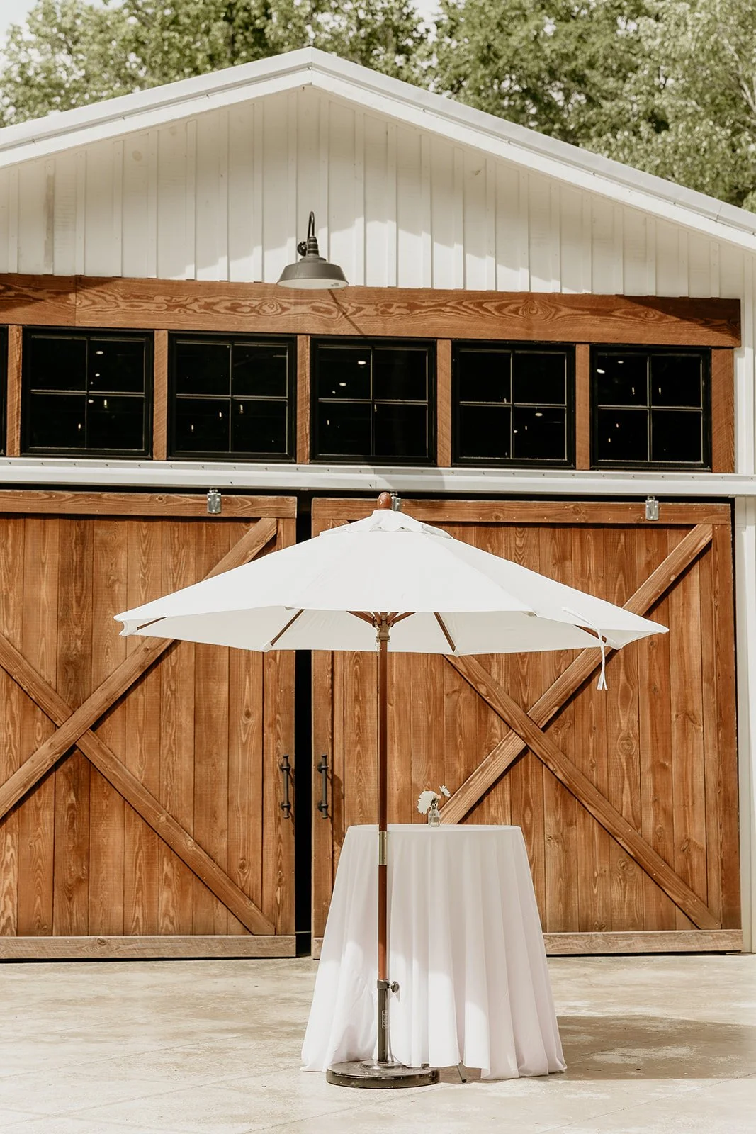 White Shade Umbrellas | Qty 6 | $50 each