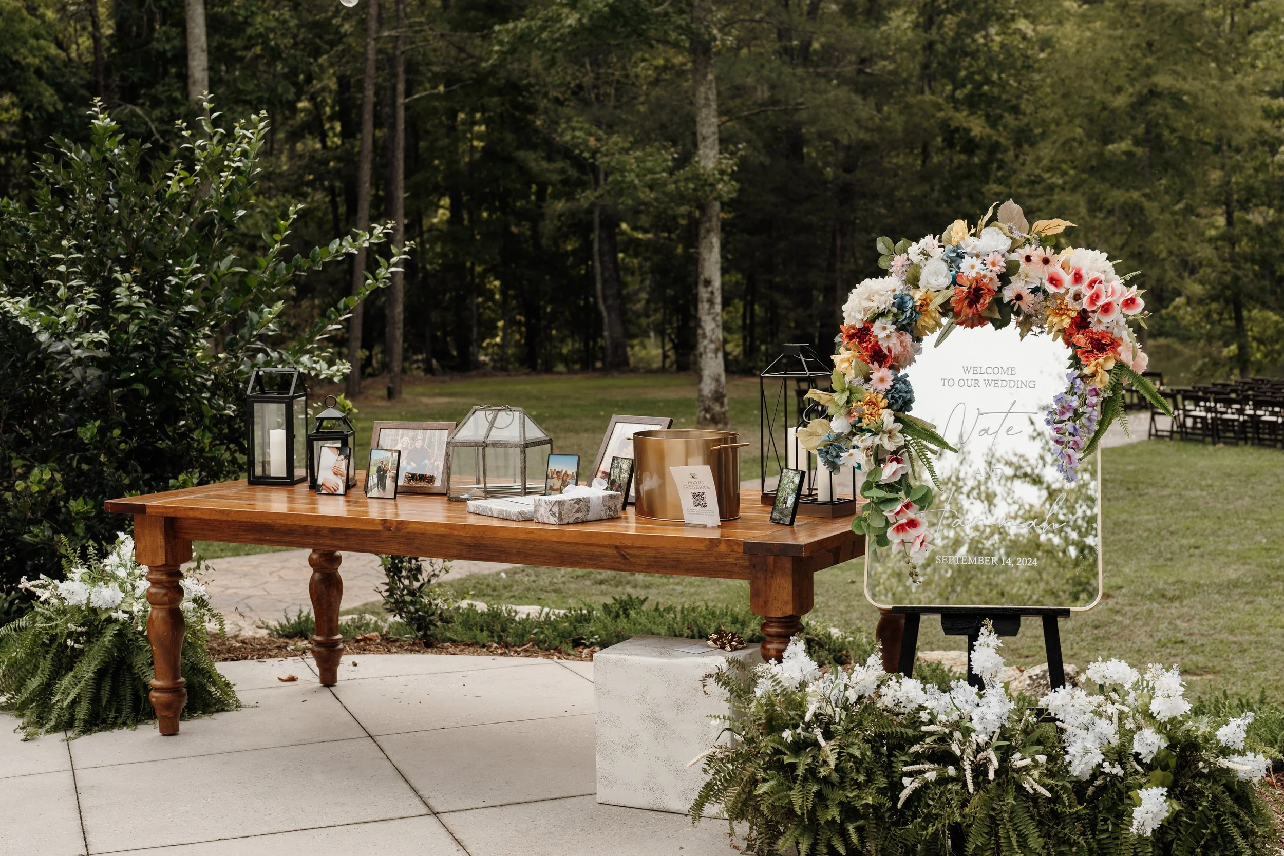 Twilight wedding venue