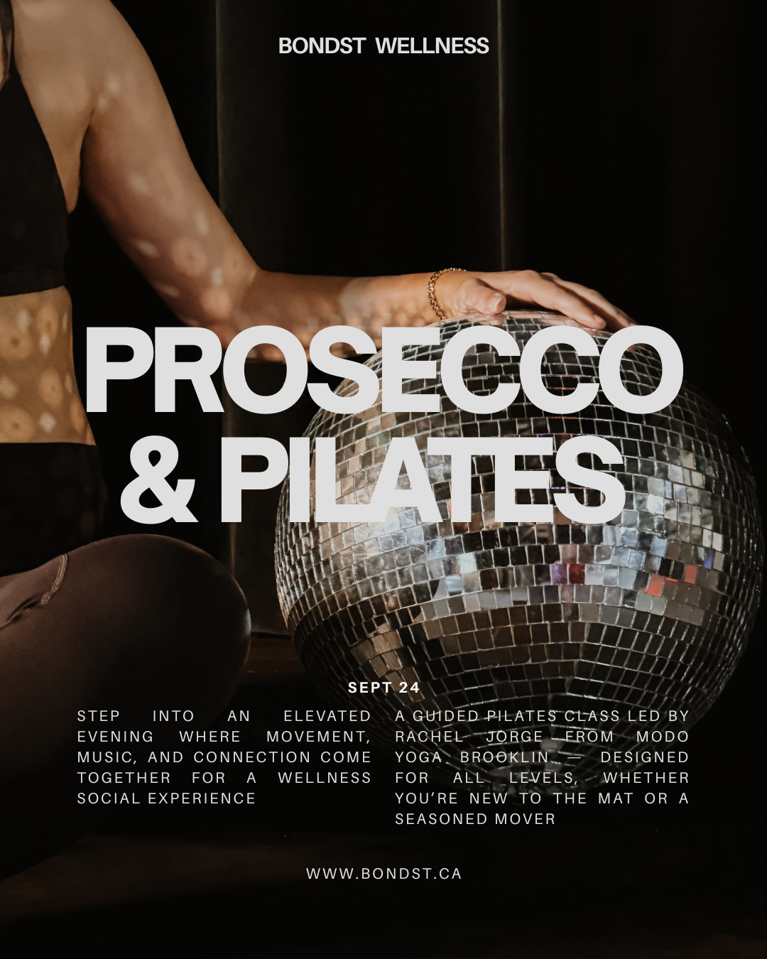 We're Sponsoring Prosecco &amp; Pilates in Oshawa — Come Watch Me Spray Tan Live