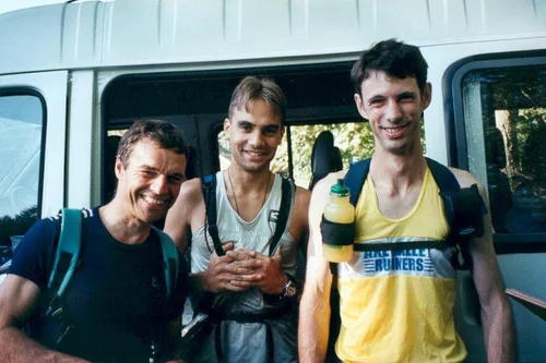 Bryan, Paul and Garry just before starting what was to be a most excellent day in the hills.