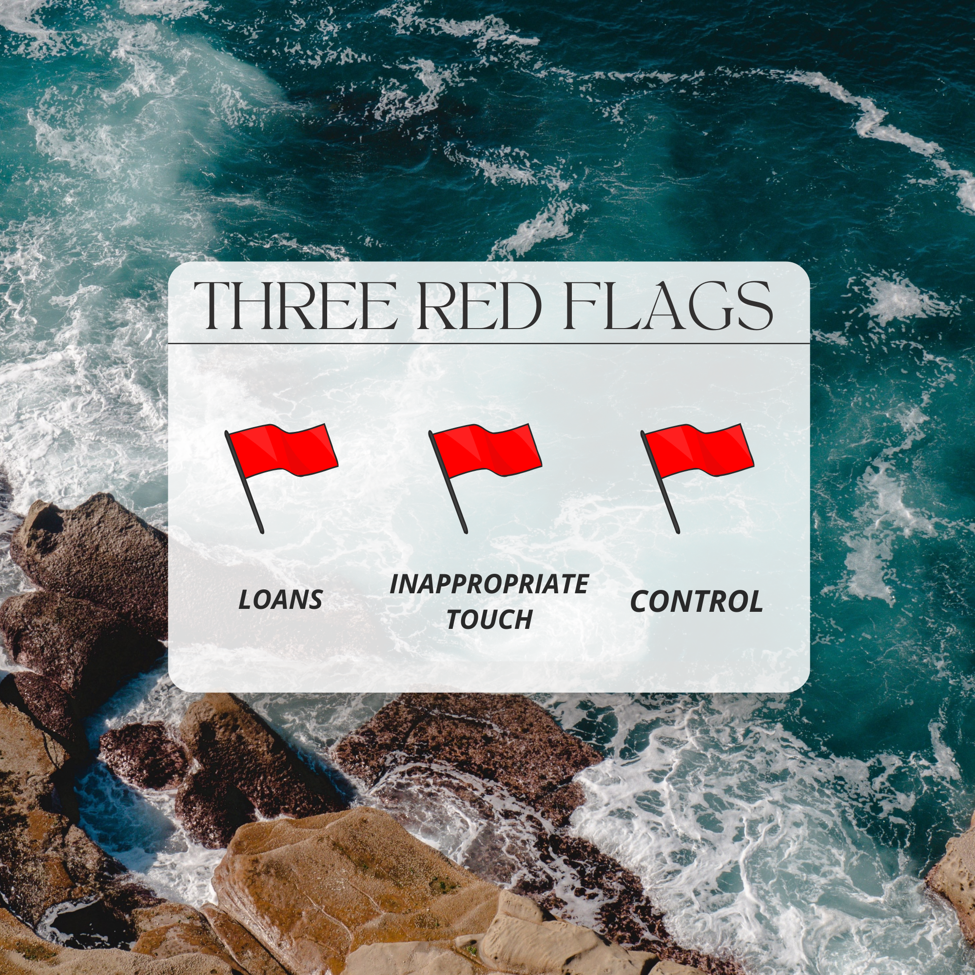 Three Red Flags...