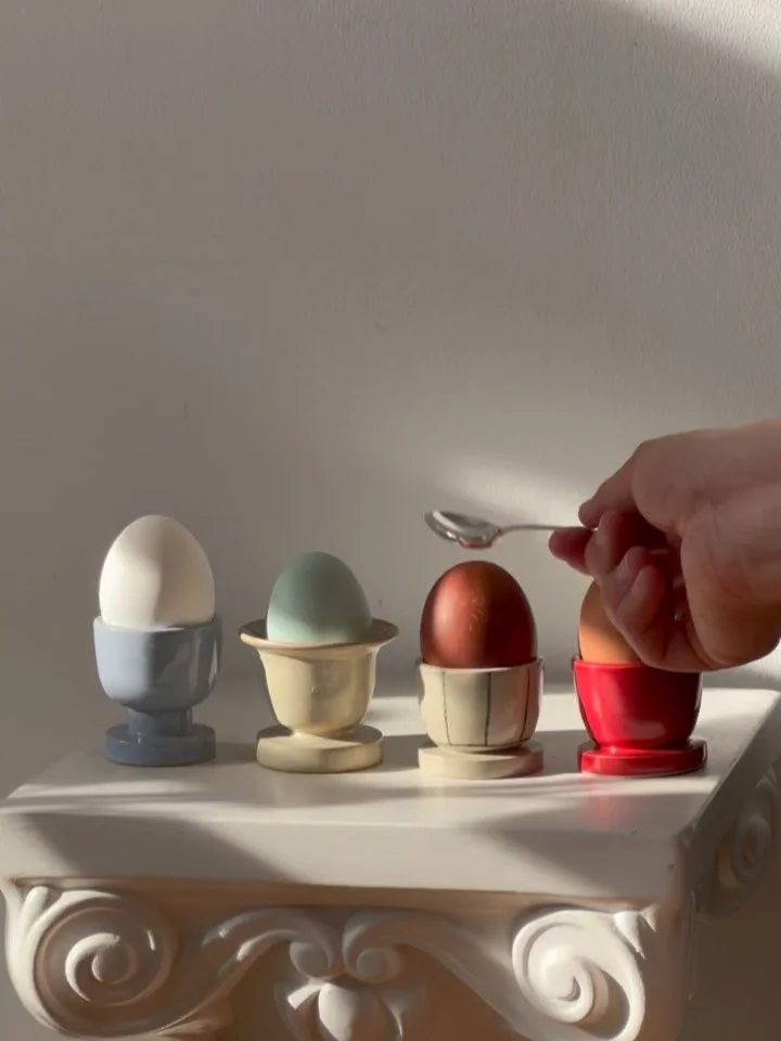 Perfect egg cup combo for Easter 🐣