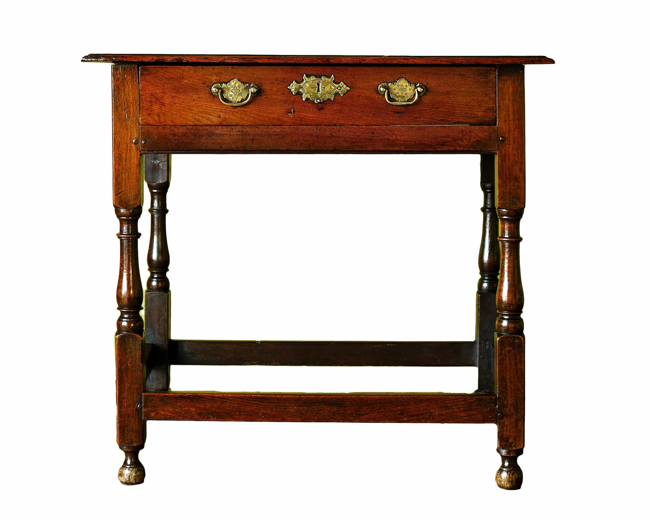 Oak Stretchered Side Table c.1700-1740
