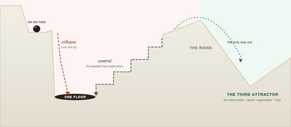 The five investment paradigms collapse into two basins - but how do we get to the regenerative basin?