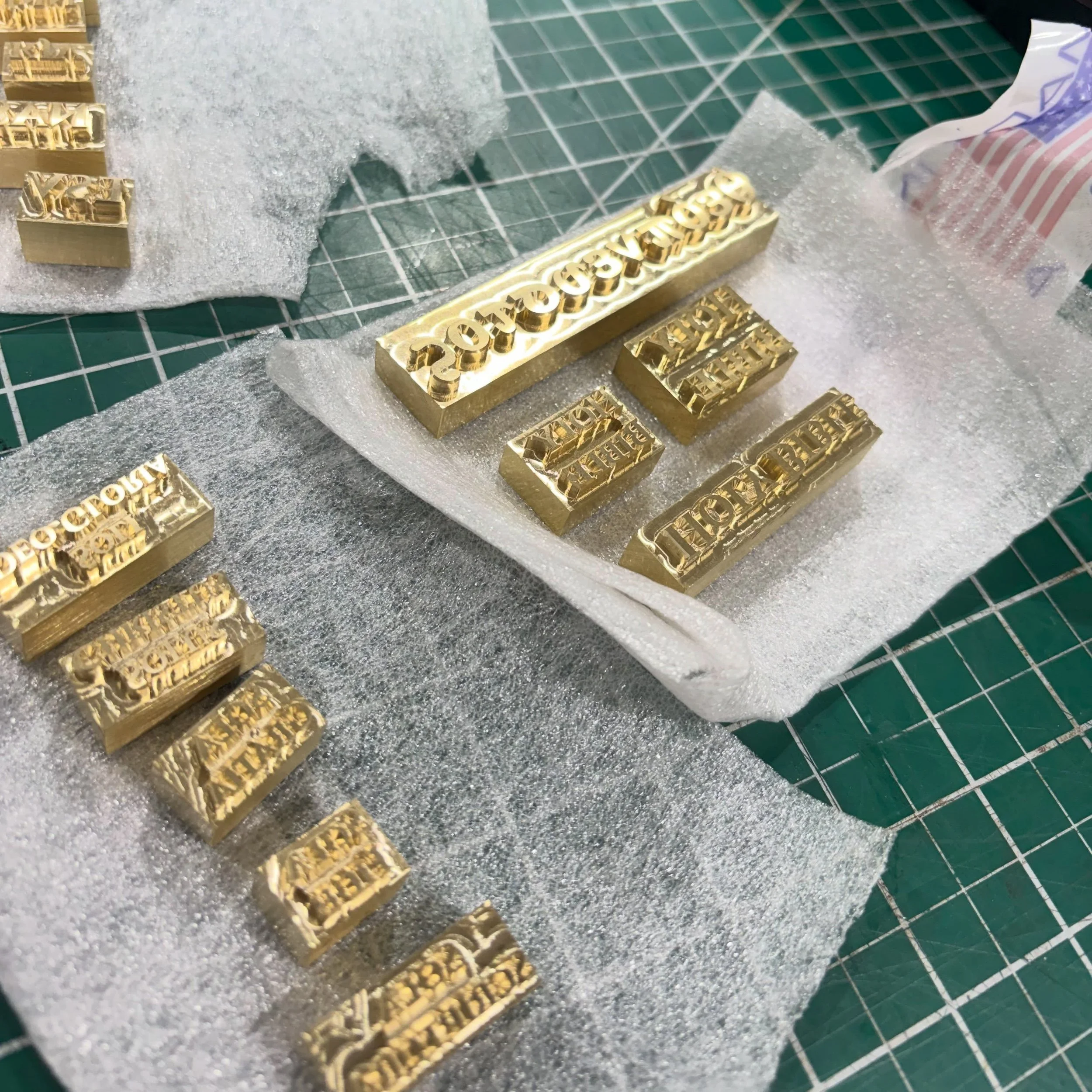 Stay tuned! Getting into traditional foil stamping! 🤌👍