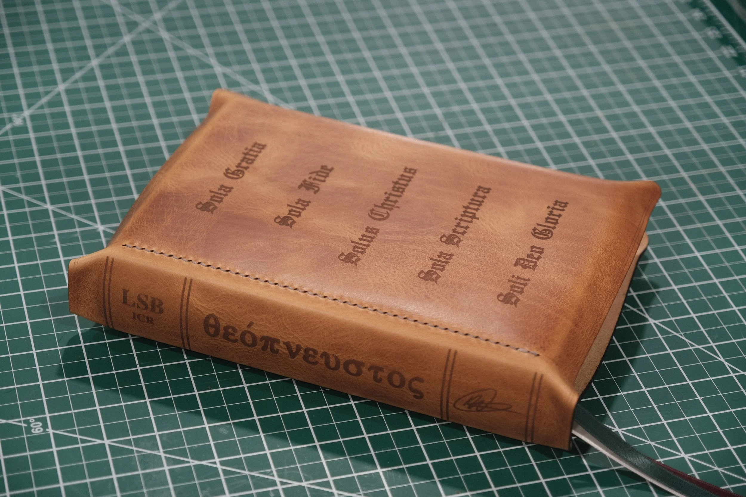 Sofield LSB ICR - 5 Solas Premium Bible - Natural